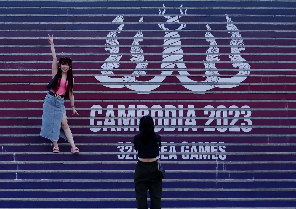 本届东南亚运动会由柬埔寨主办，这是柬埔寨第一次担任东道主。（路透社）