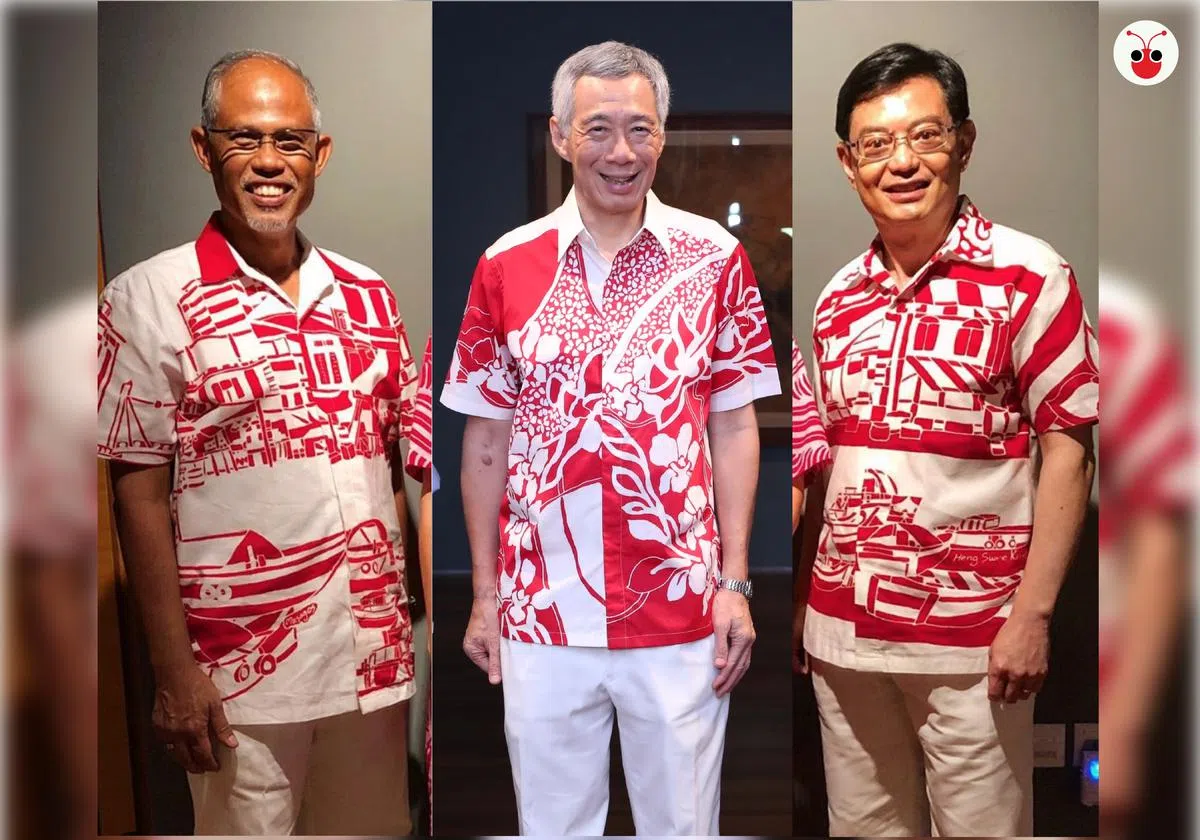  左至右：水源部长马善高、总理李显龙和副总理王瑞杰。（叶安琪制图） 