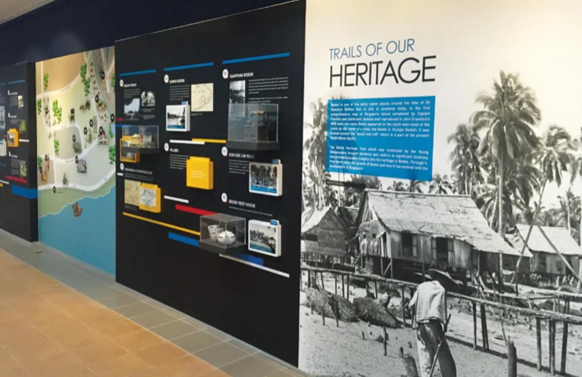  淡马锡中学历史文化角落。（国家文物局） 