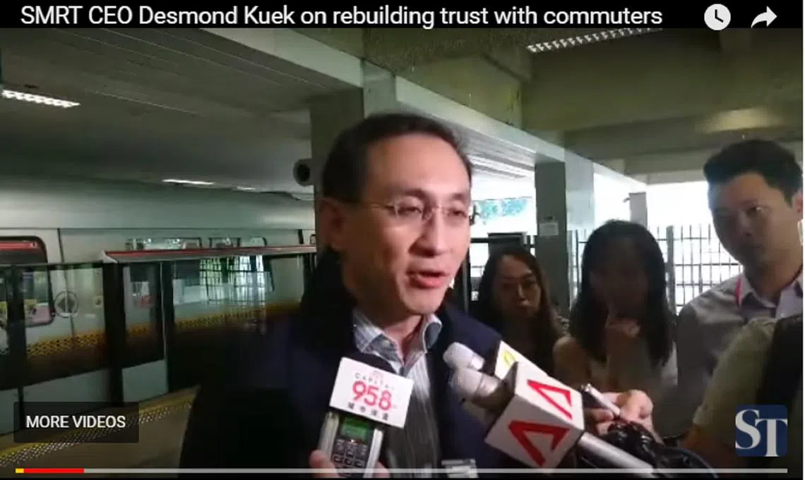 SMRT总裁郭木财指有关他将辞职的报道，“纯粹是揣测性”的报道。（海峡时报）