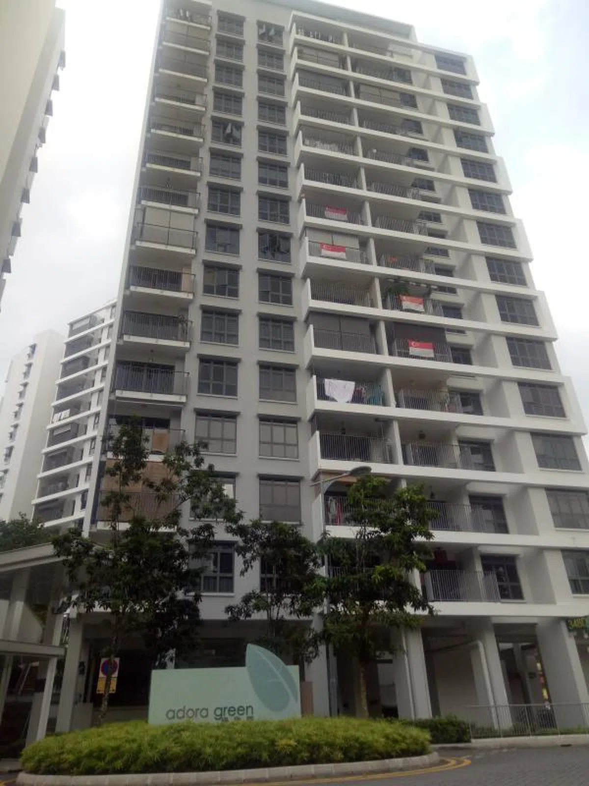  位于义顺11道的私人组屋绿欣园（Adora Green） 
