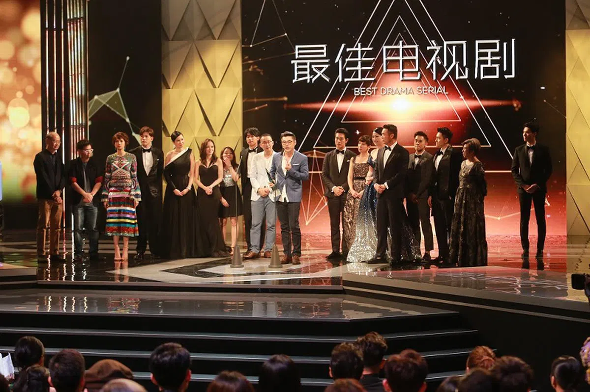  《卫国先锋》夺得最佳电视剧。（联合早报） 