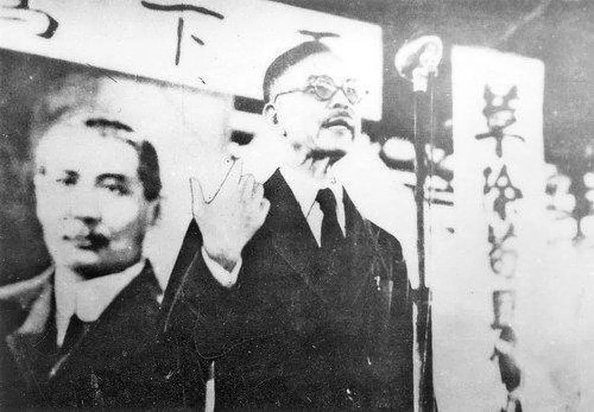  年轻时的陈嘉庚。（互联网） 