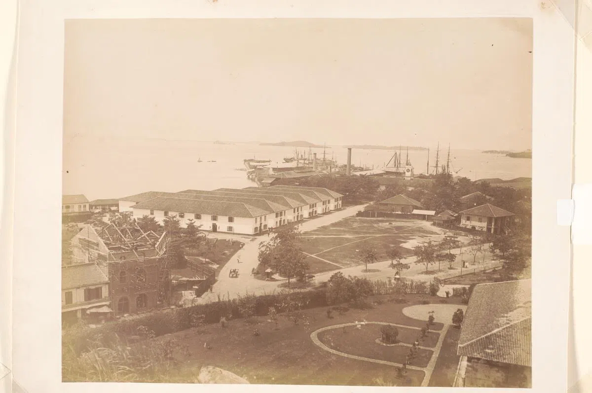 1880年代的丹戎巴葛码头。（roots.sg）