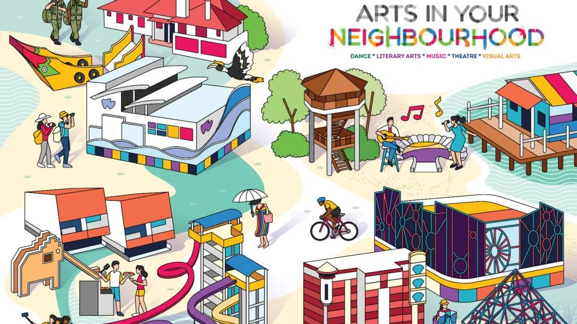 国家艺术理事会主办的“艺放邻里”活动。(国家艺术理事会)