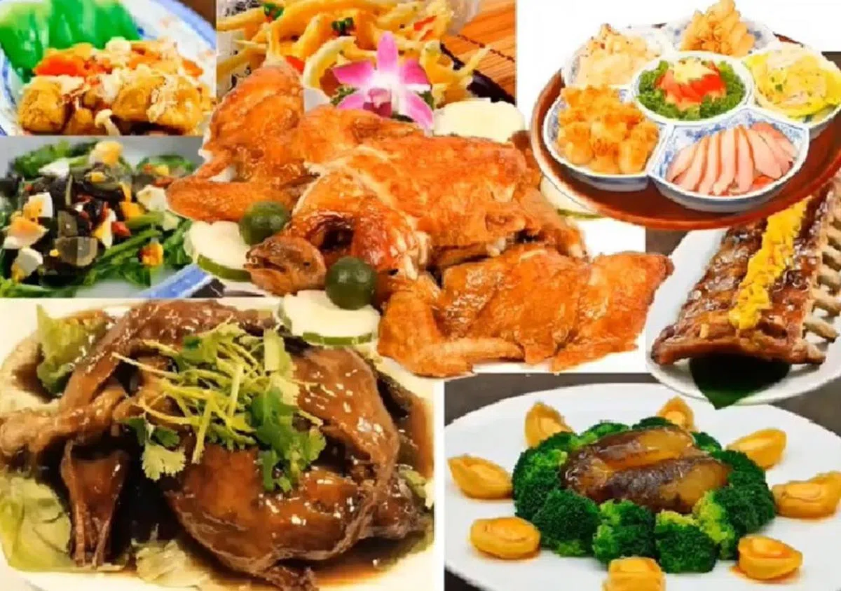  梅林招牌菜和功夫菜。（梅林酒家面簿） 