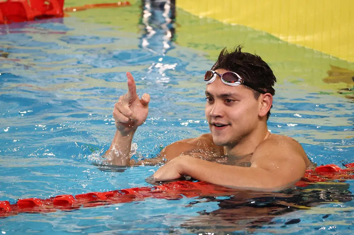 第31届越南东南亚运动会（第31届东运会）游泳赛。2022年5月16日，新加坡游泳选手约瑟林在第31届河内东运会男子100米蝶泳项目中卫冕成功，以52秒22的成绩夺下金牌，缔造5连霸佳绩。（联合早报）