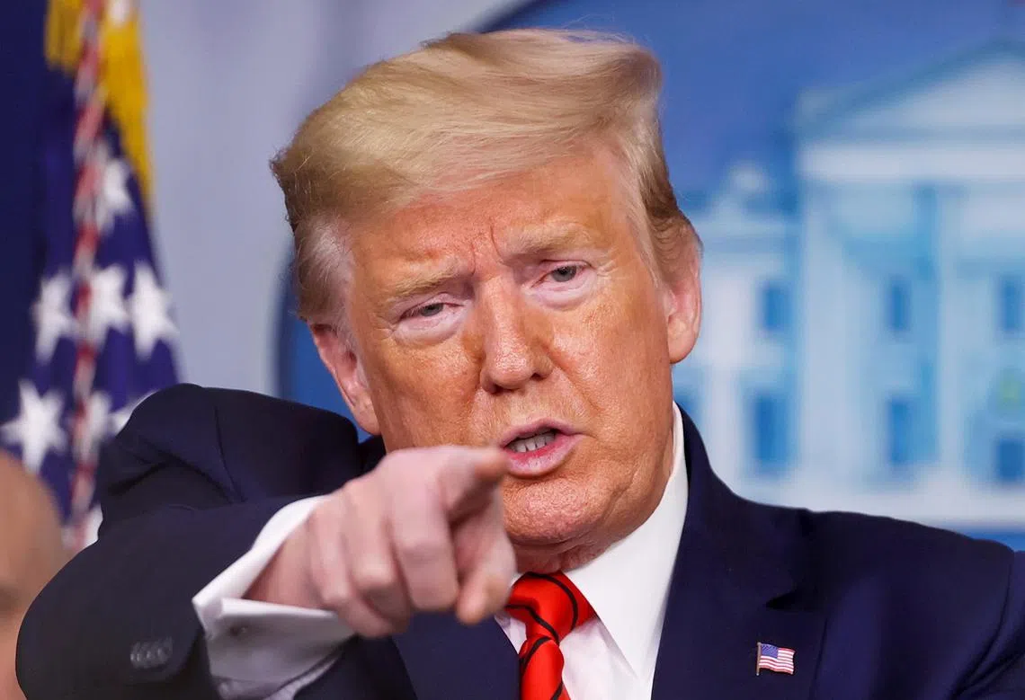 美国总统特朗普。（路透社）