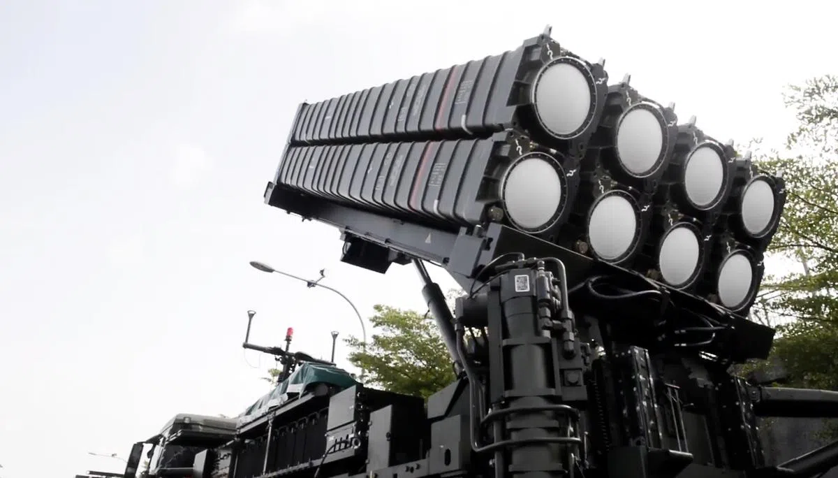  ASTER-30型地对空导弹系统。（新加坡空军部队） 