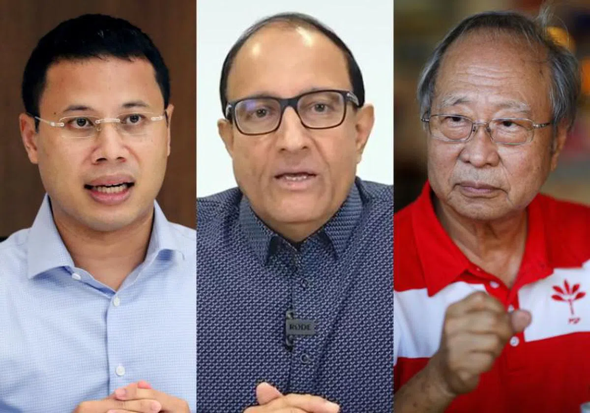  李智陞（左）和易华仁（右）联手出击陈清木率领的前进党团队。（李国豪制图） 