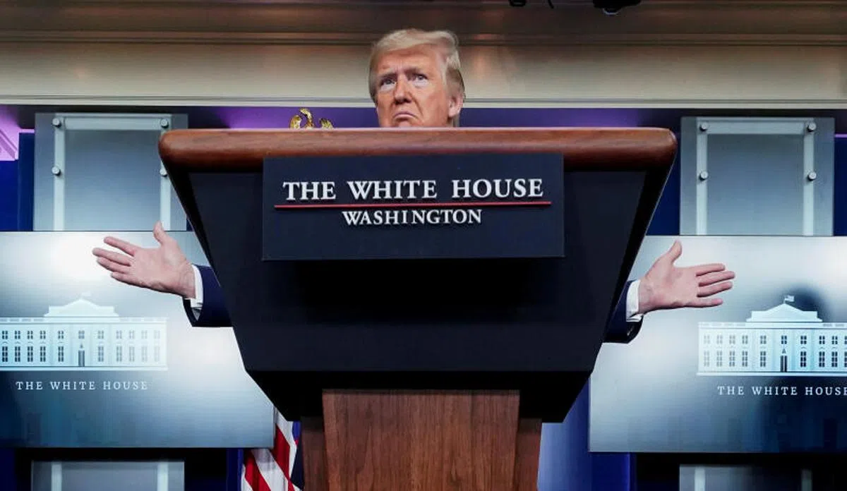  美国总统特朗普。（路透社） 