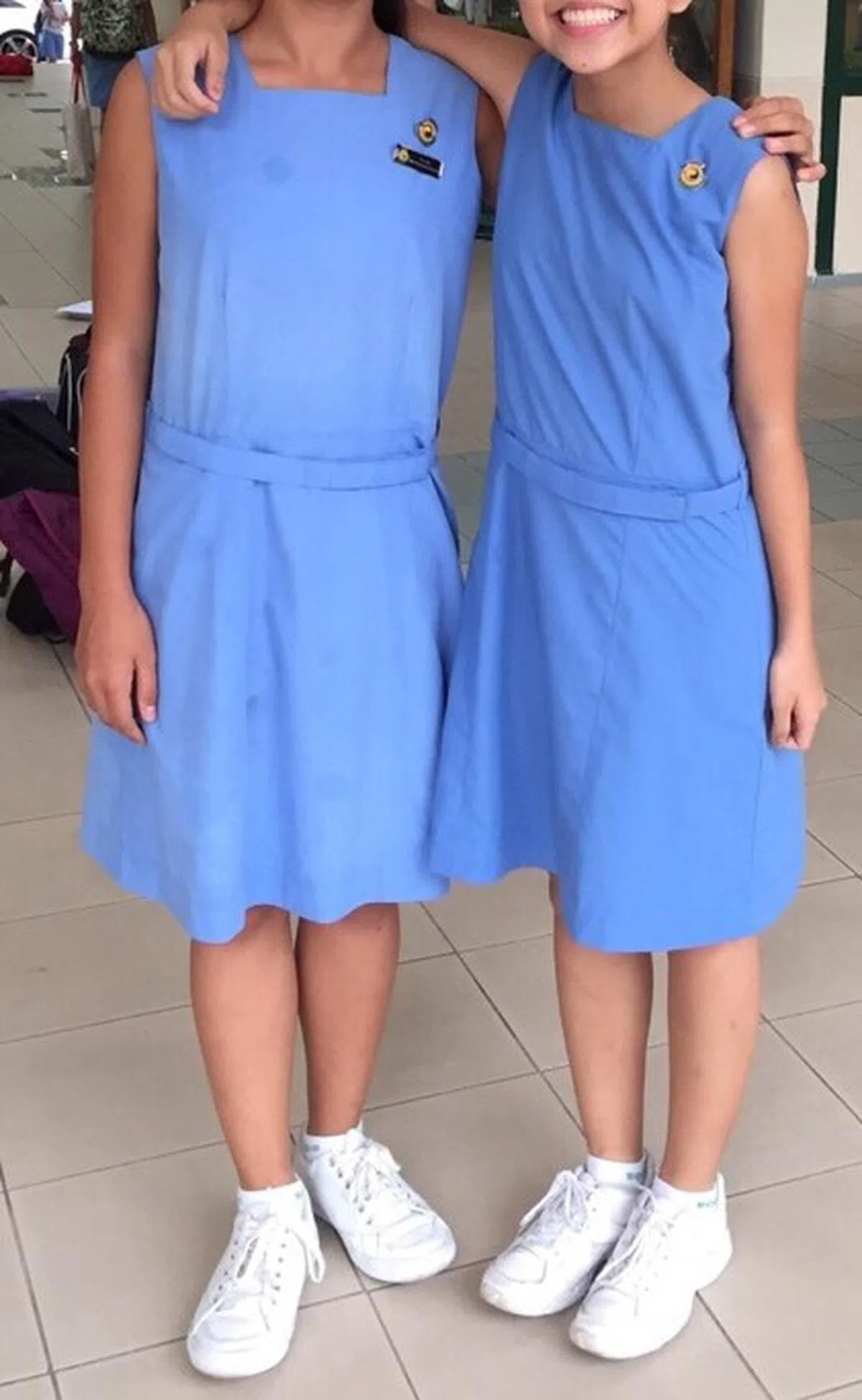 新加坡女子学校制服。（互联网） 