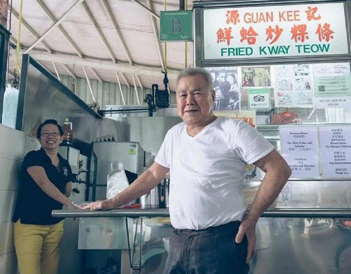 开业54年后，锦茂熟食中心的“源记鲜蛤炒粿条”去年11月停业。（取自脸书）