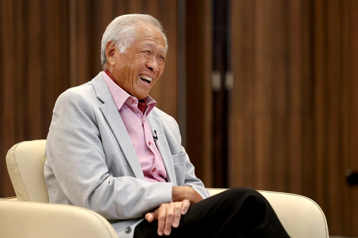 即将卸任的国防部长黄永宏医生。（联合早报）