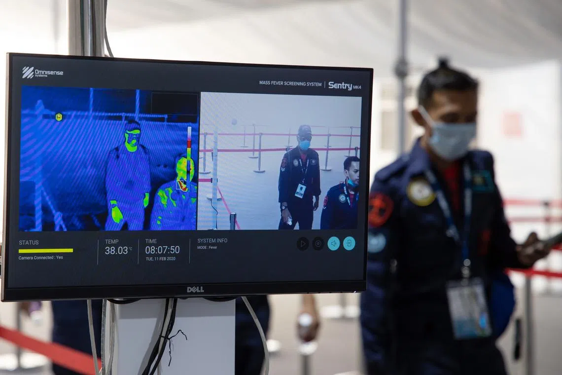 新加坡本日新增2起确诊病例。（彭博社）