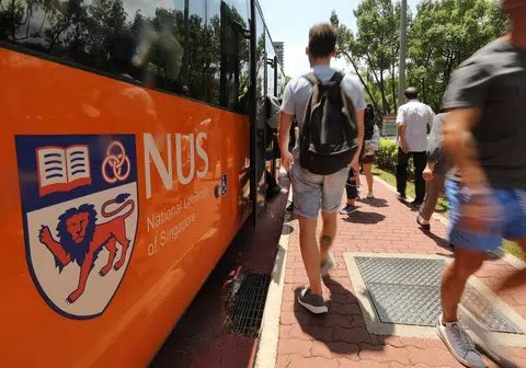 新加坡国立大学。（海峡时报）
