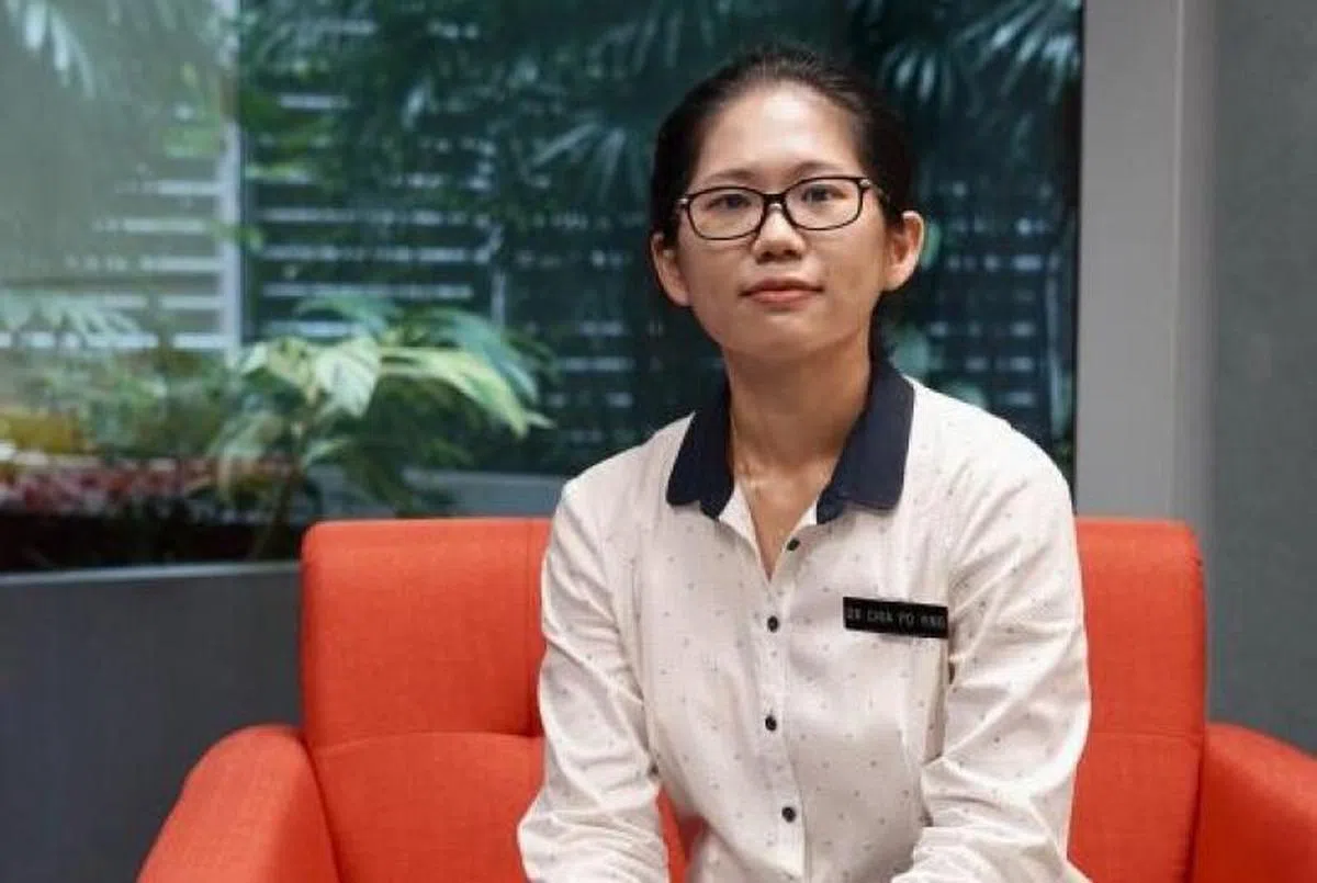 国家传染病中心顾问医生贾博萦医生，她已从医9年多。（联合早报）