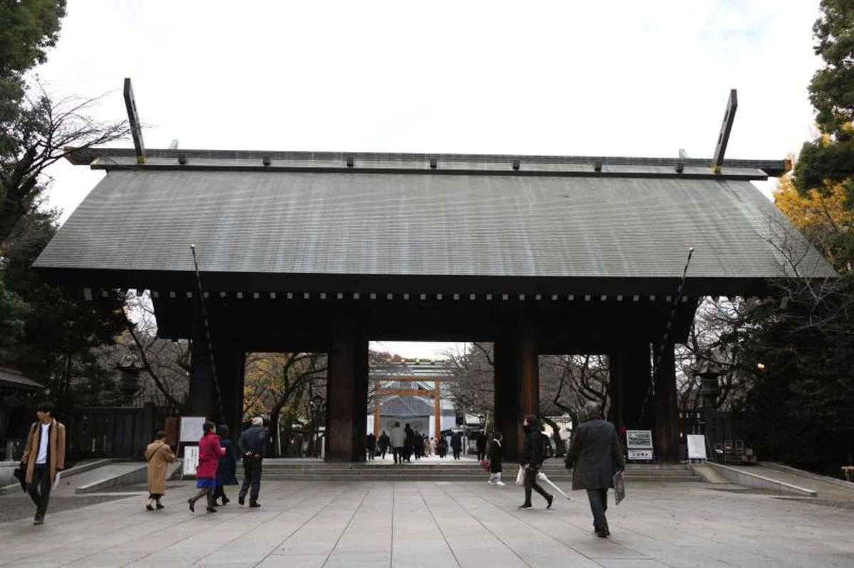  日本的靖国神社。（法新社） 