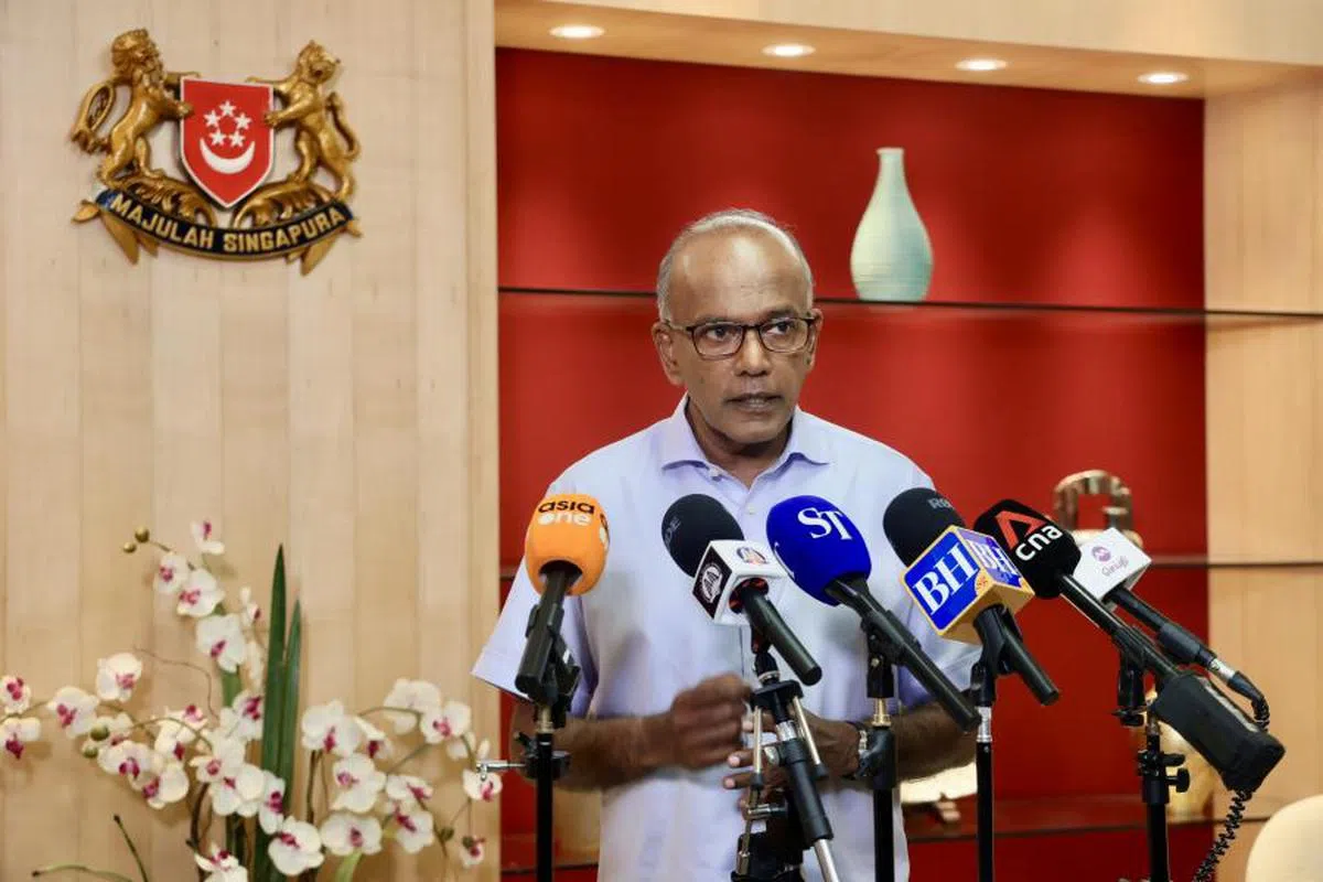 尚穆根强调，以色列大使馆贴文可能破坏我国的安全与和谐，因此政府才对该贴文展开干涉。（联合早报）