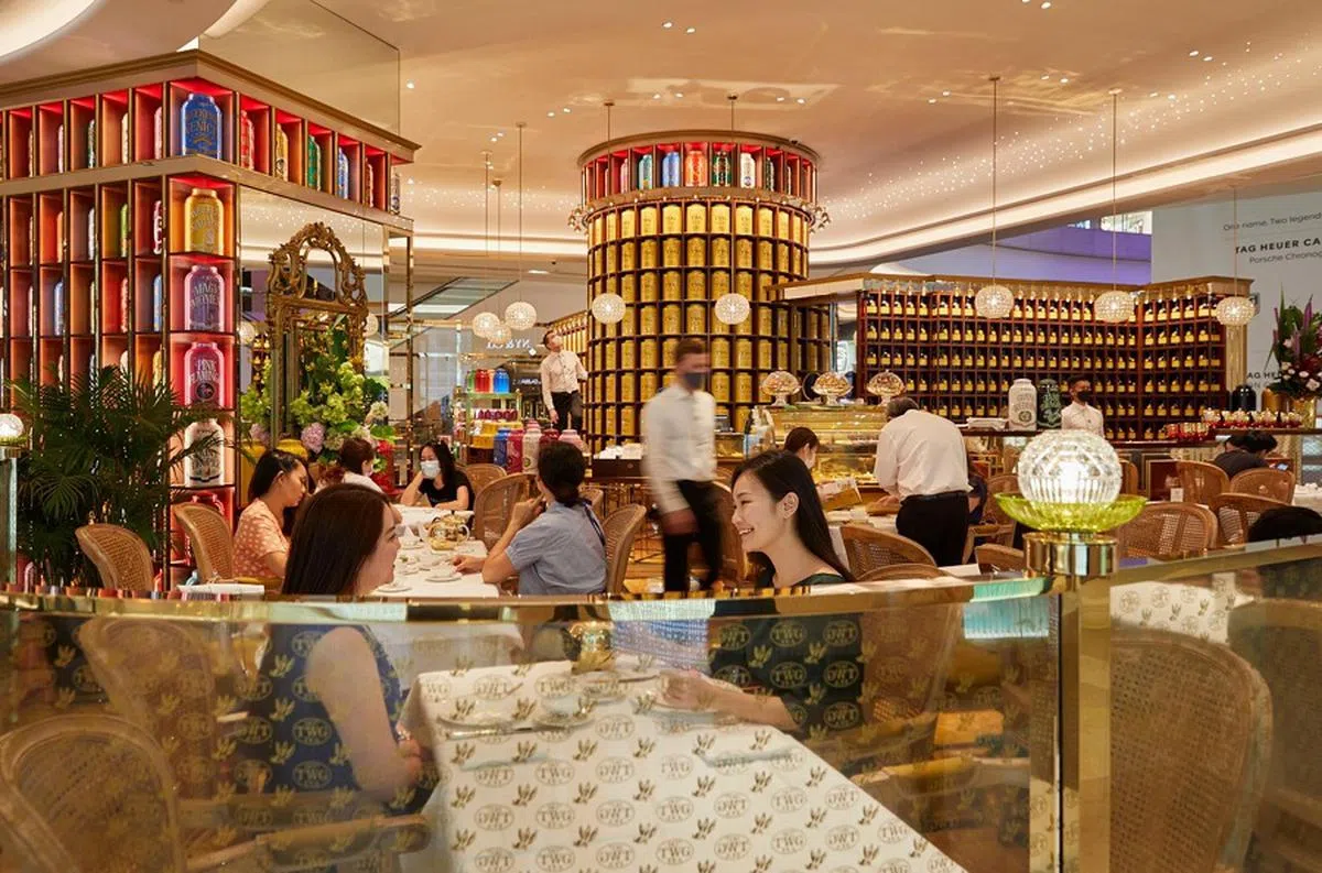 TWG的爱雍·乌节旗舰店。（TWG提供）