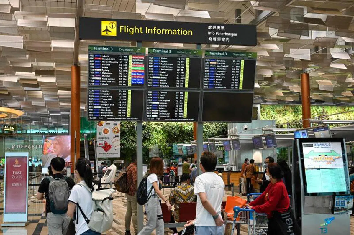 樟宜机场搭客大厦。（法新社）