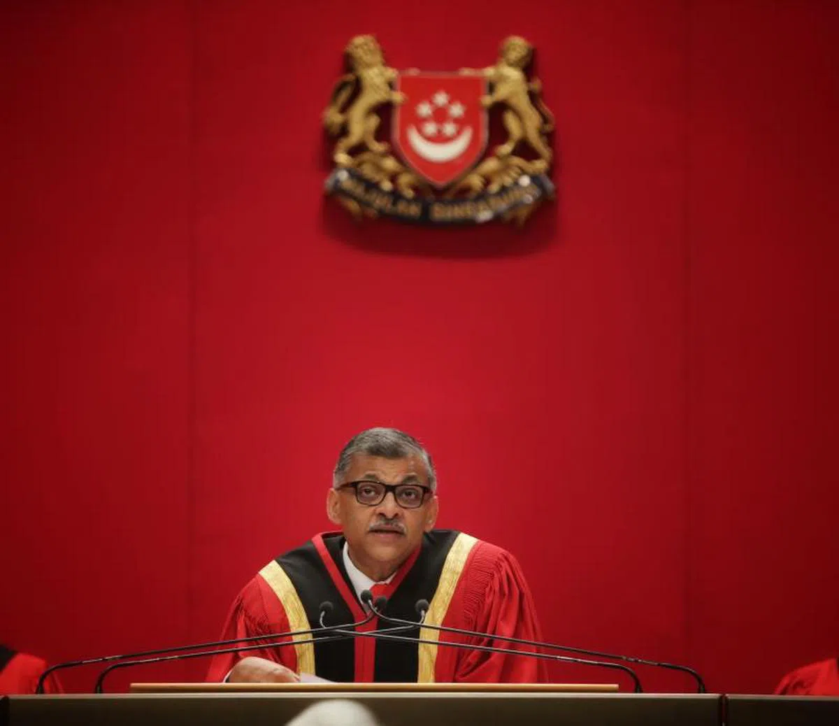  大法官梅达顺。（联合早报） 