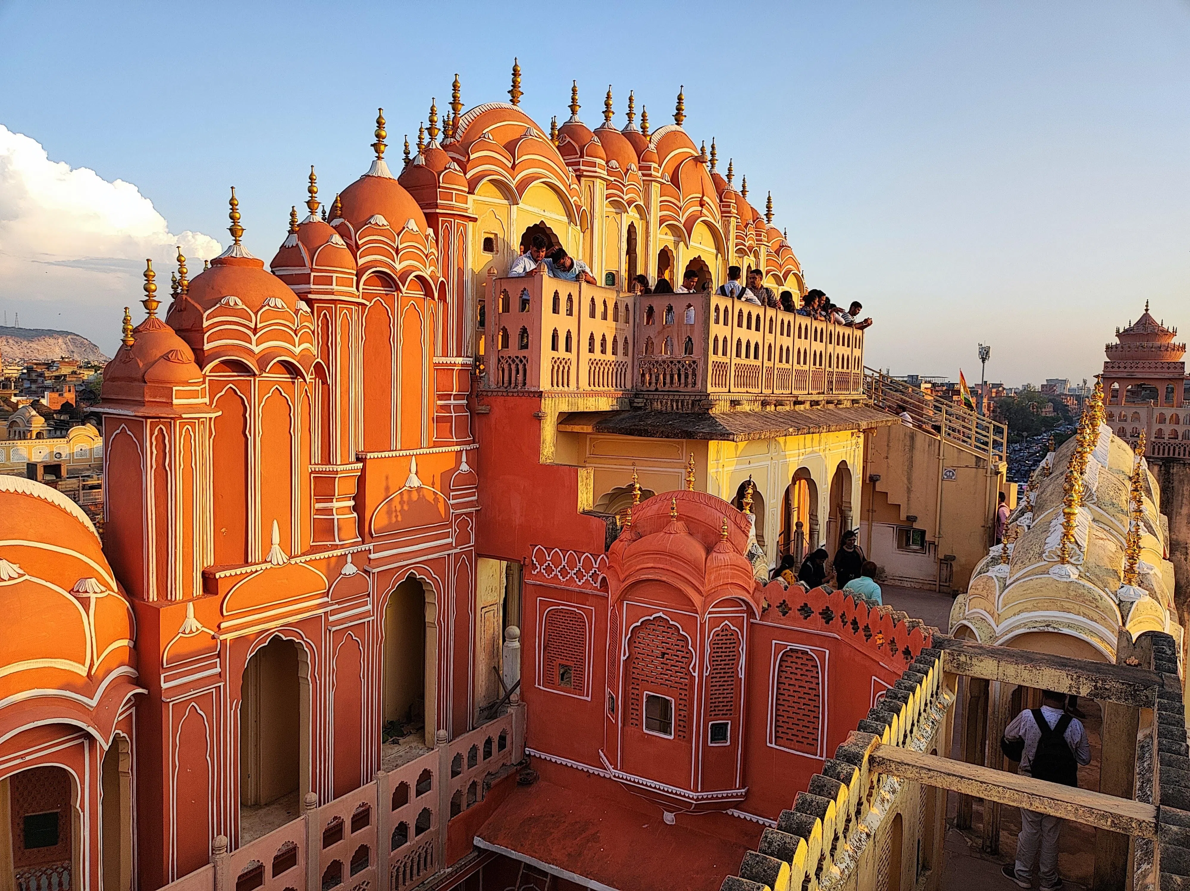兴建于1799年的风之宫（Hawa Mahal），是印度斋浦尔（Jaipur）著名的旅游胜地。