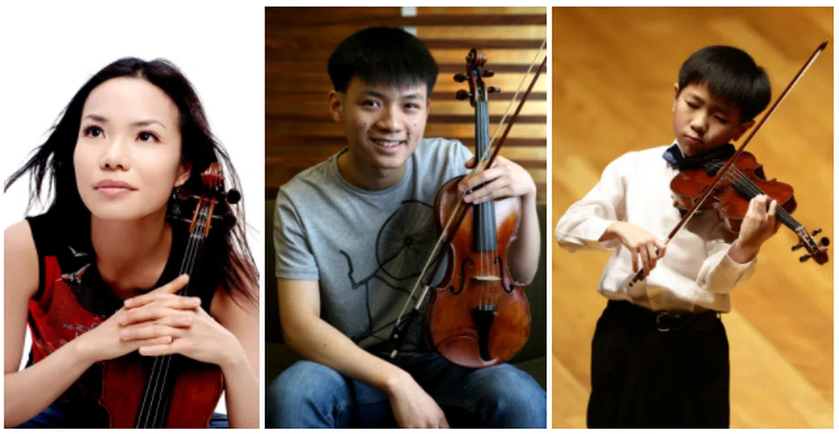  甘宁（左）、吴松泉（中）和陈奕希（右）。 