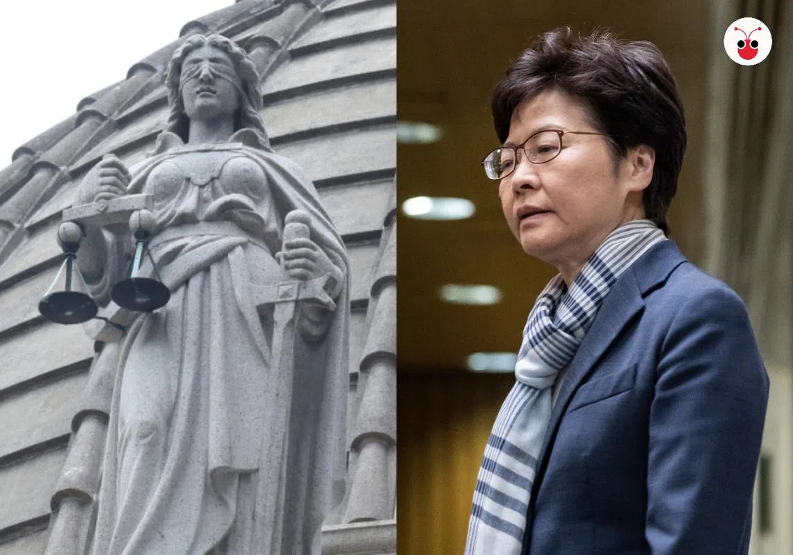 香港高等法院裁定《禁蒙面法》违反《基本法》。（李国豪制图）