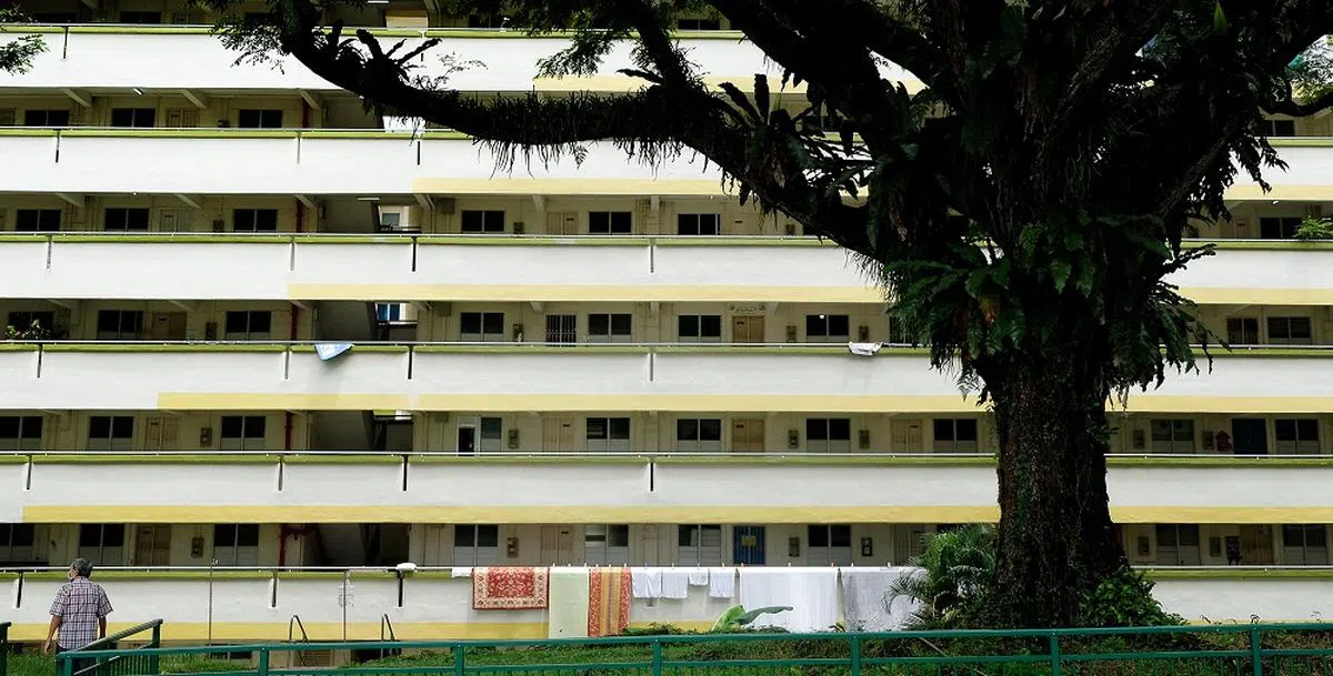 新加坡早期的租赁组屋。（联合早报）