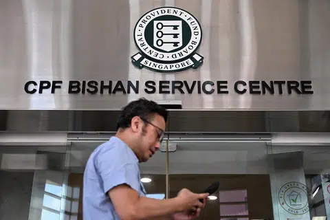 公积金局碧山服务中心。（海峡时报）