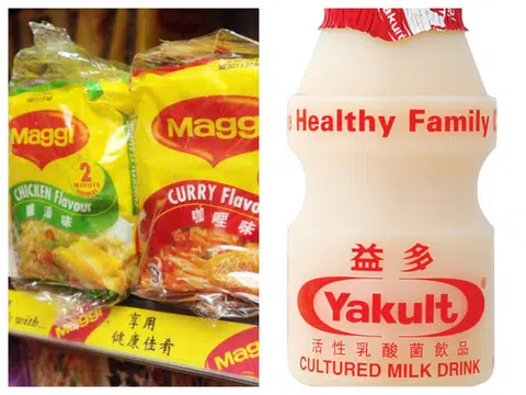 新加坡人都统称快熟面为Maggi面，乳酸菌饮料则统一叫Yakult。（红蚂蚁制图）
