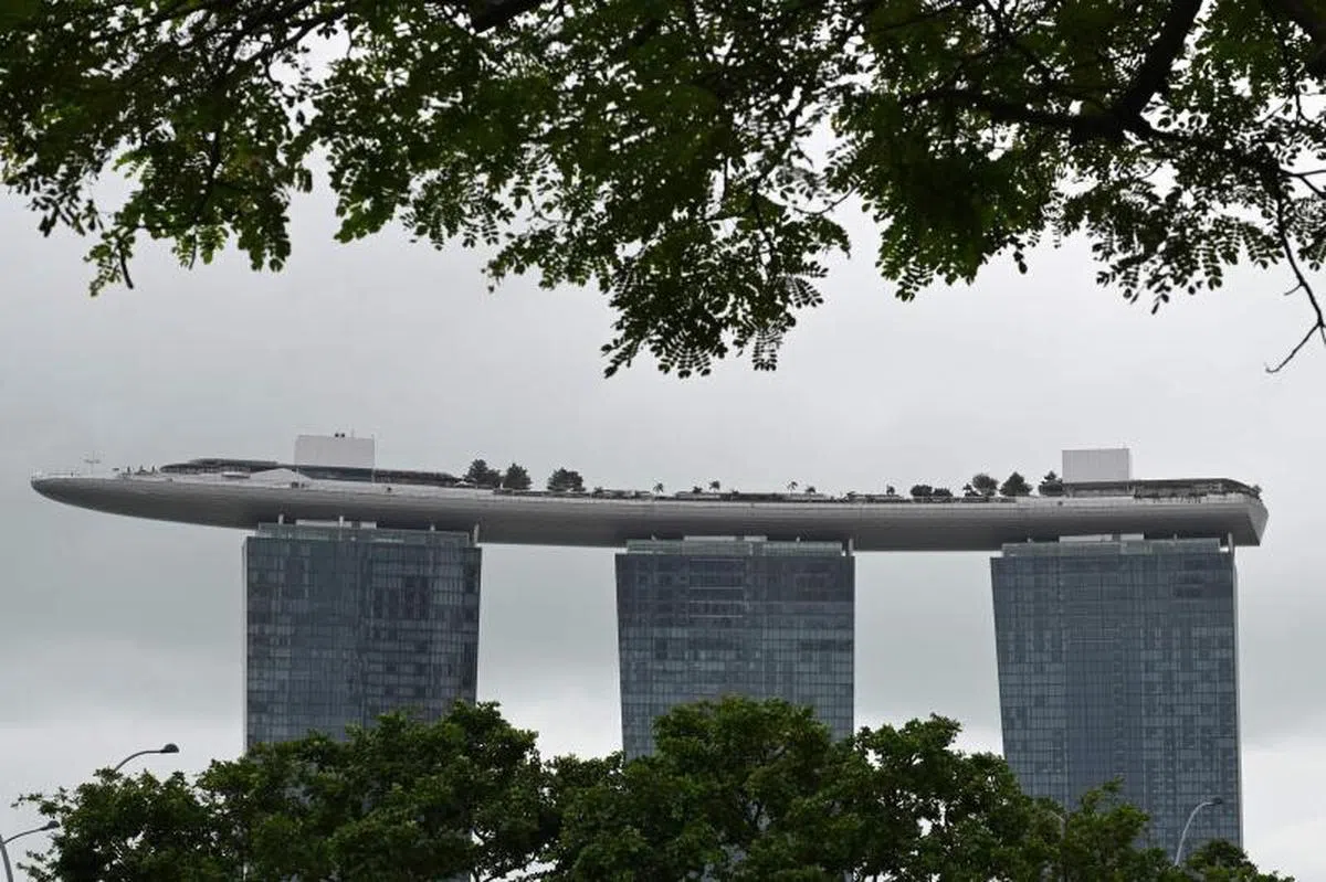  新加坡滨海湾金沙酒店。（联合早报） 