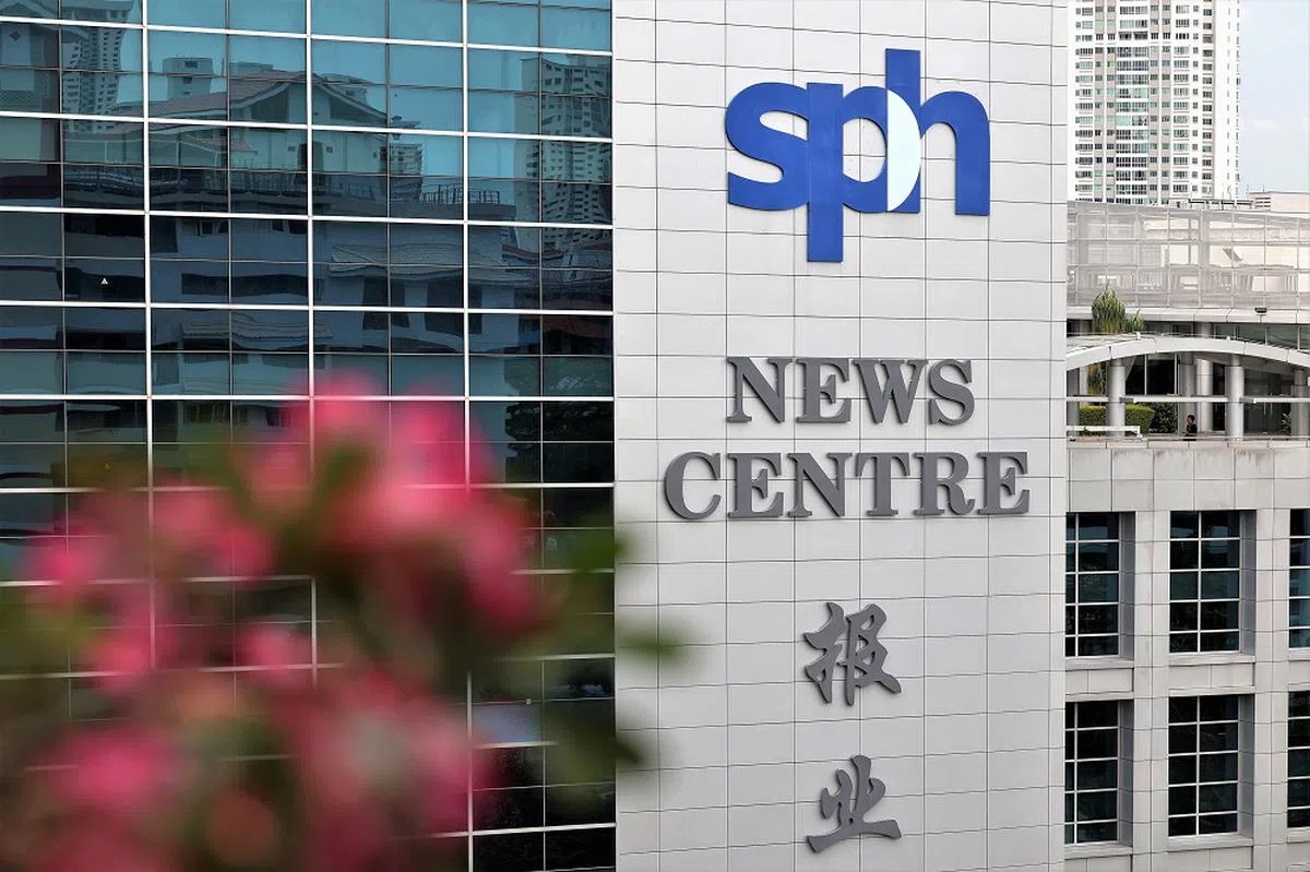 新报业媒体信托总部外观。（联合早报）