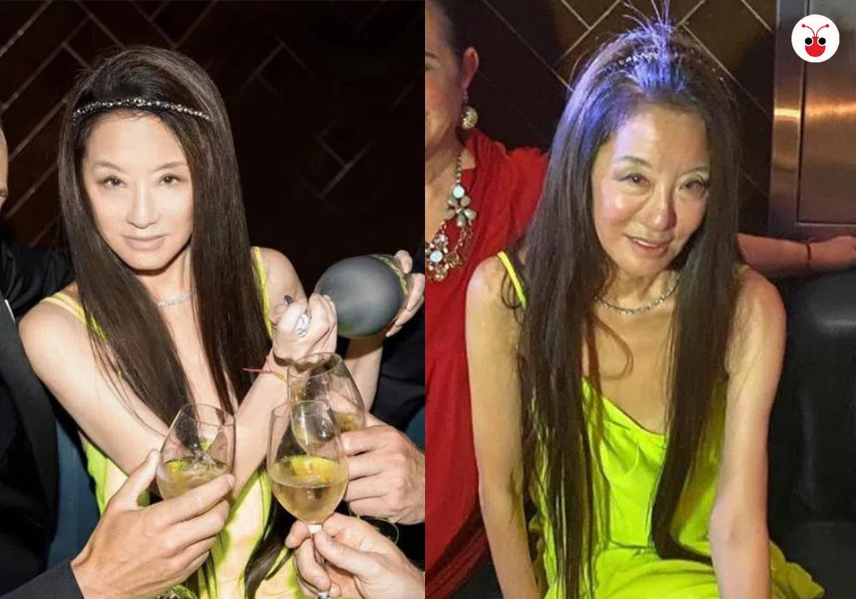  被称为“婚纱女王”的72岁华裔纽约设计师王薇薇（Vera Wang），日前在IG分享她的庆生照，众人对她的纤瘦体态与紧实美肌赞叹不已。没想到，当天也在场的另一位设计师唐纳凯伦（Donna Karan）悄悄地在社群媒体上贴出Vera的现场照，让Vera原形毕露。（红蚂蚁制图） 