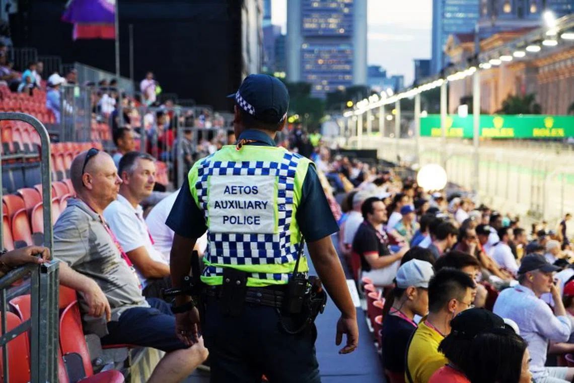 重大场合往往都可看见辅警的身影。（互联网）