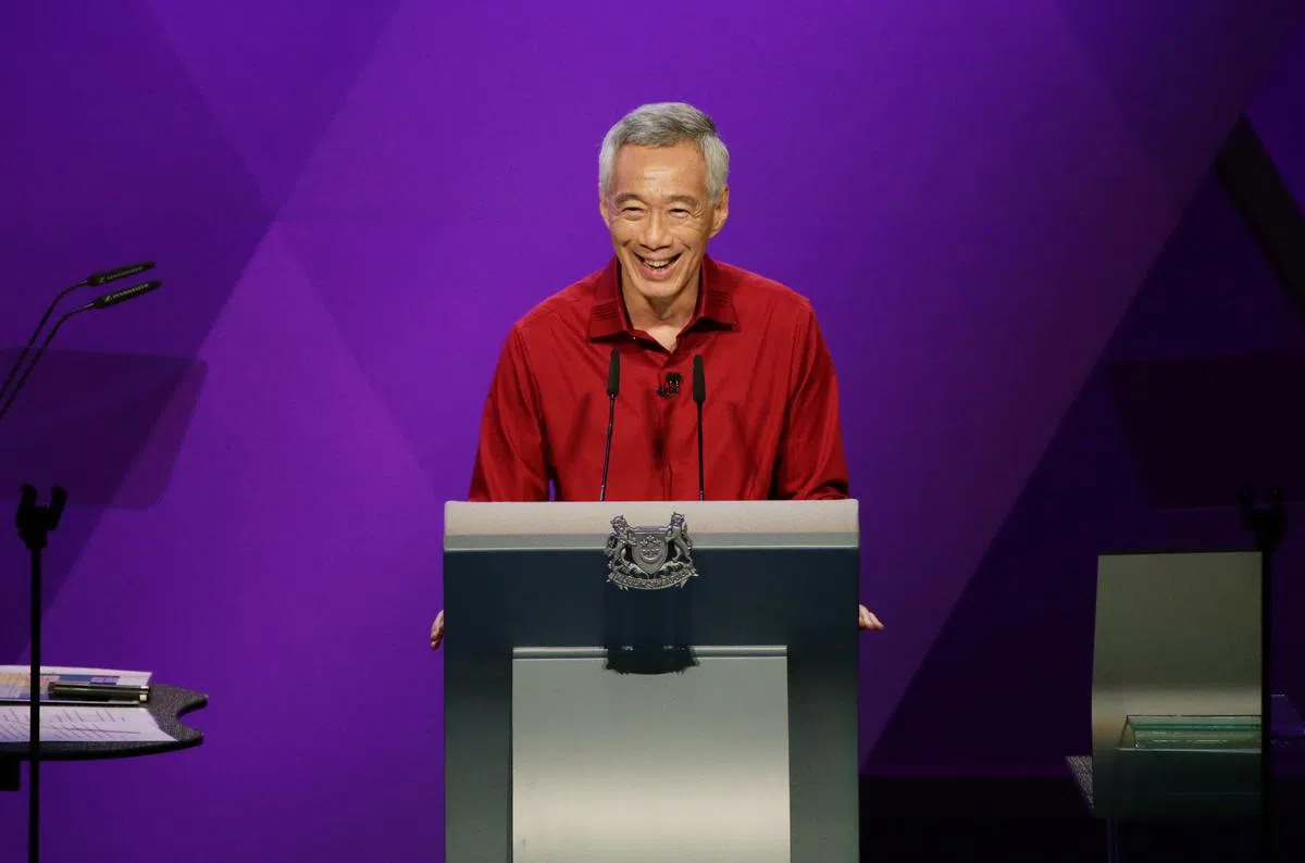  李显龙今年的国庆群众大会演讲可归纳为三大重点。（海峡时报） 