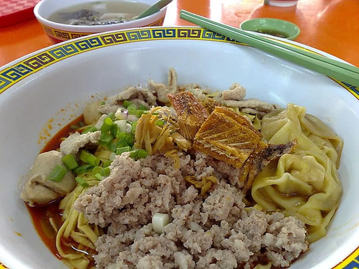  招牌菜：肉脞面（4元） 