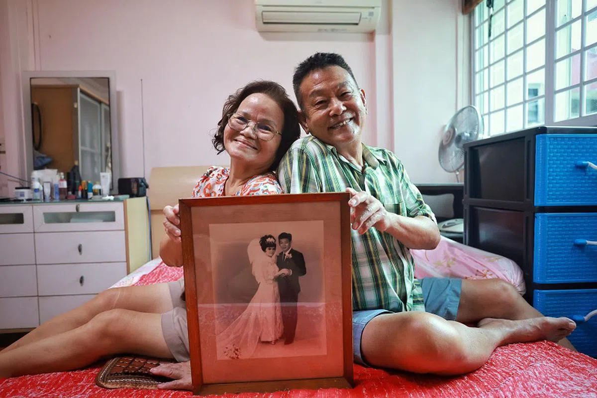 张氏夫妇也认为，经营婚姻的要诀在于互相尊重。（海峡时报）