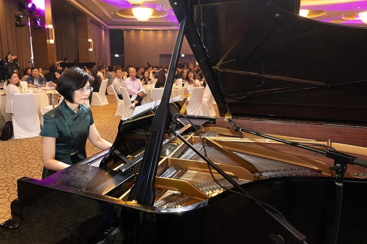 王瑞杰副总理的夫人章慧霓。（联合早报）