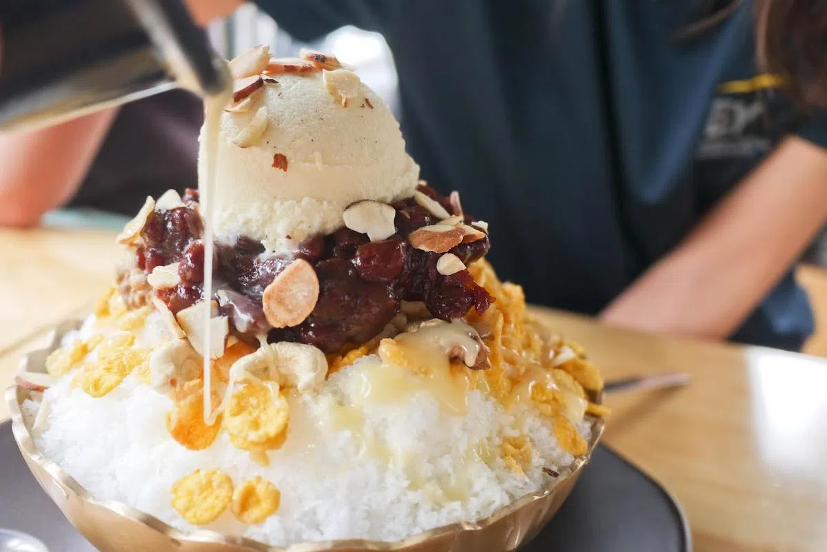  韩式刨冰（Bingsu）。（Javin Tham） 