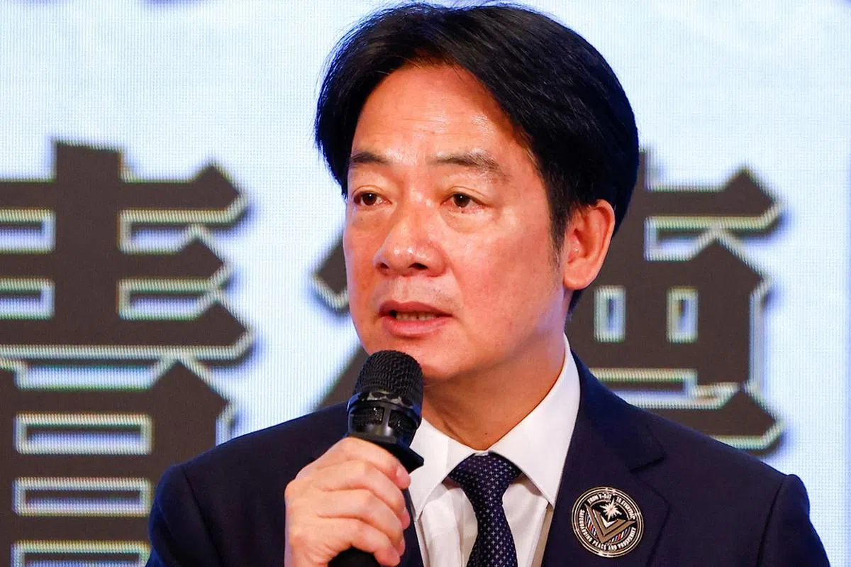 台湾总统赖清德。（路透社）