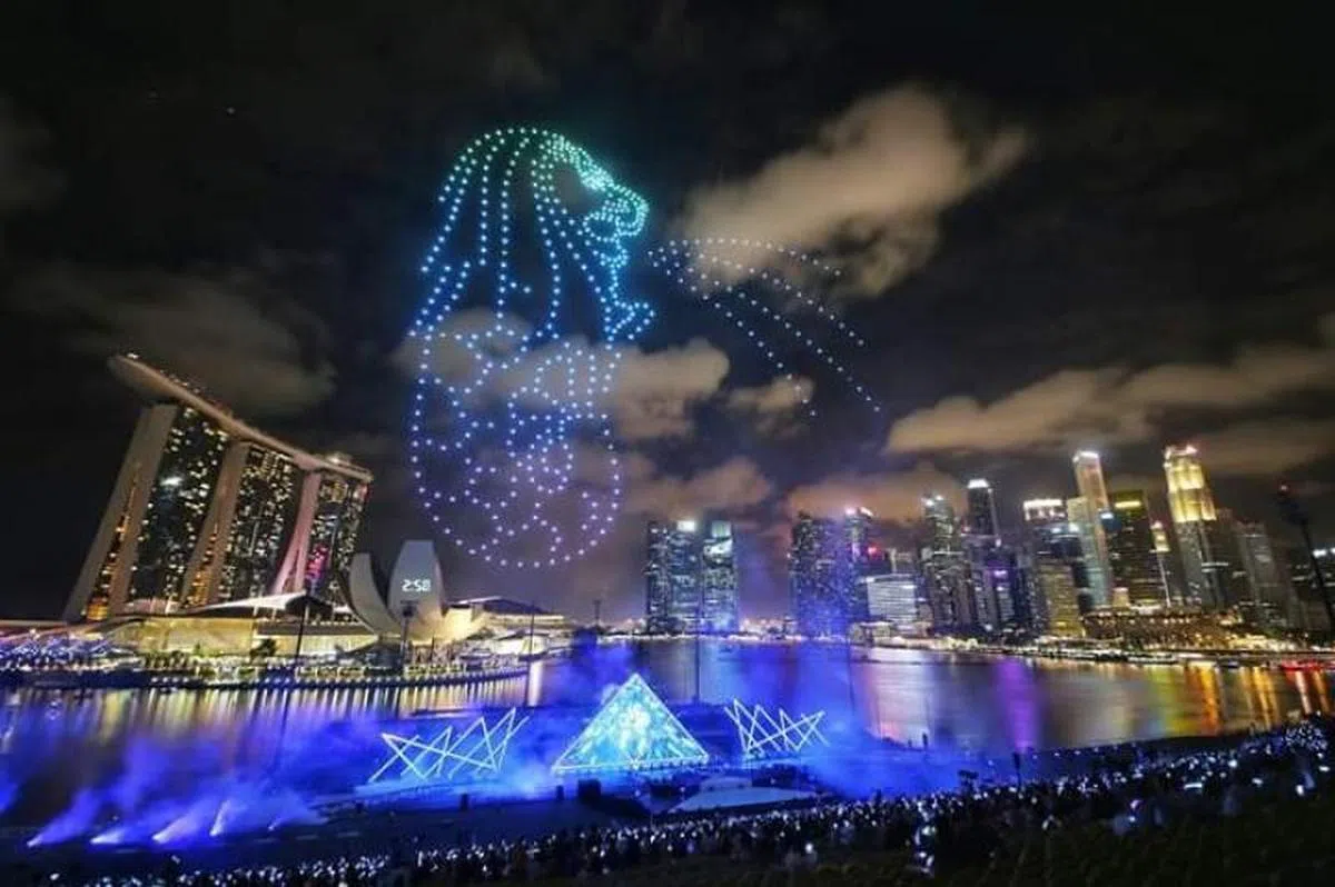  鱼尾狮一直被认为是新加坡的标志。（林新平） 