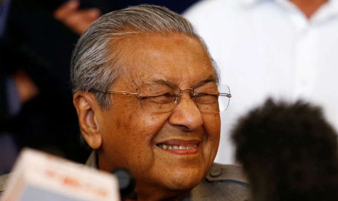 马国前首相马哈迪。（互联网）