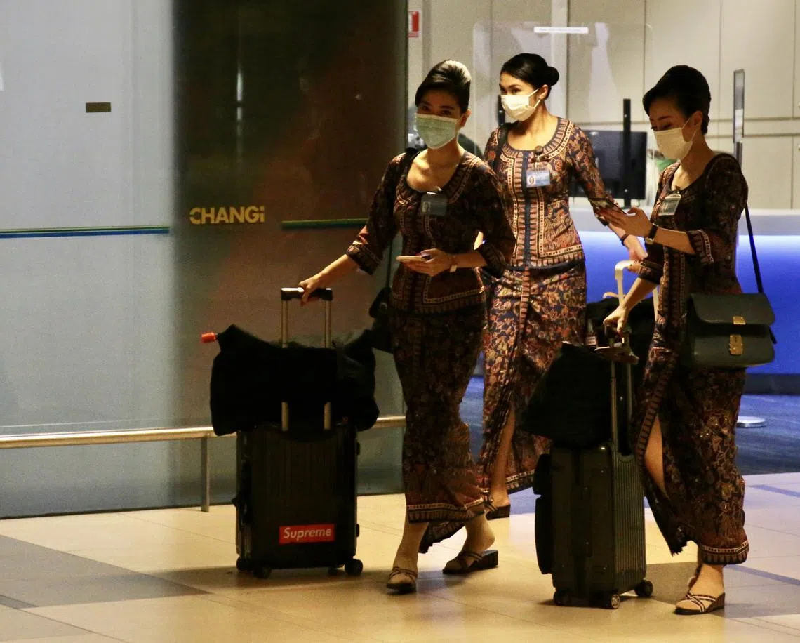 新航上周宣布裁减旗下人力。（联合早报）