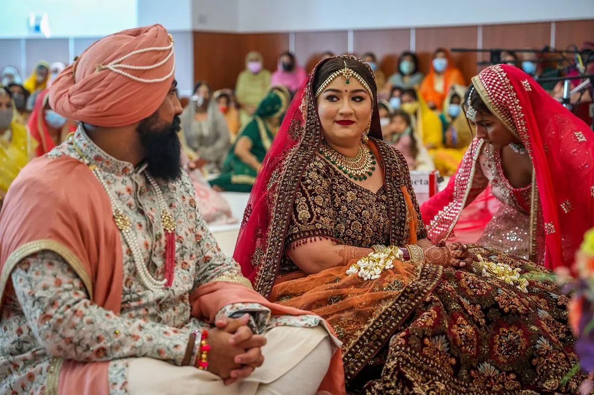 锡克教相信男女平等。（联合早报）