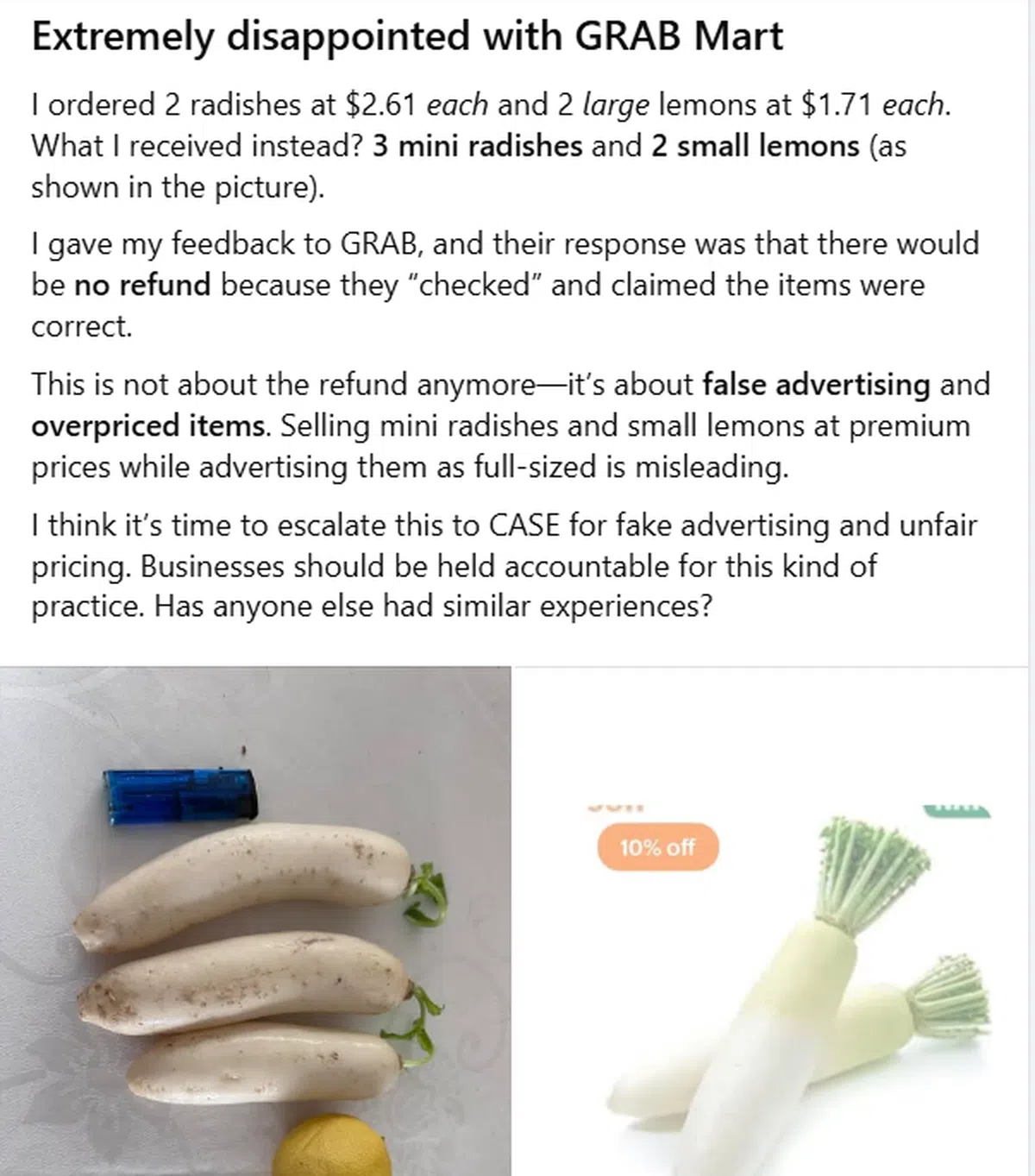 （COMPLAINT Singapore）