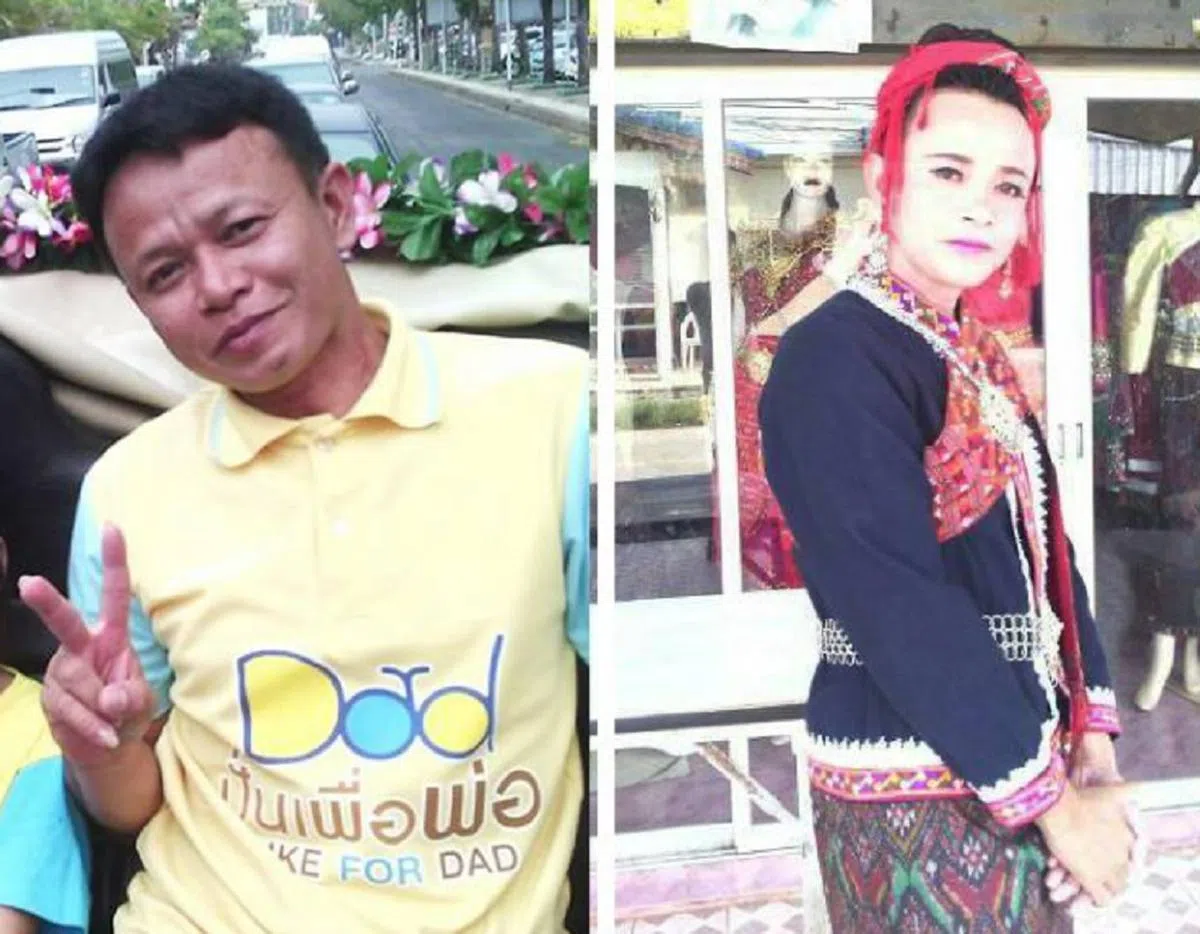 右边那位，确定不是左边这位爸爸的姐姐或妹妹吗？（互联网）