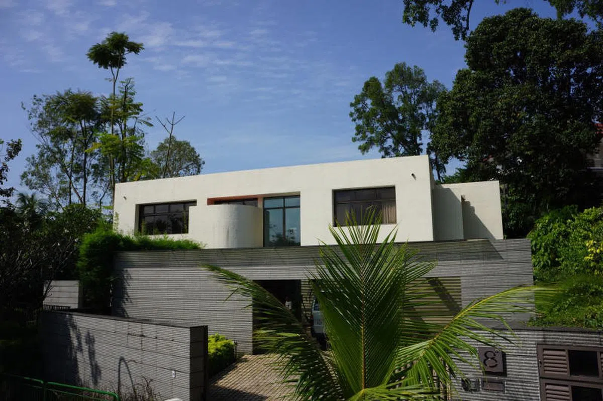  格洛路上的其中一间优质洋房外观。（SINGAPORE CHRISTIE'S HOMES） 