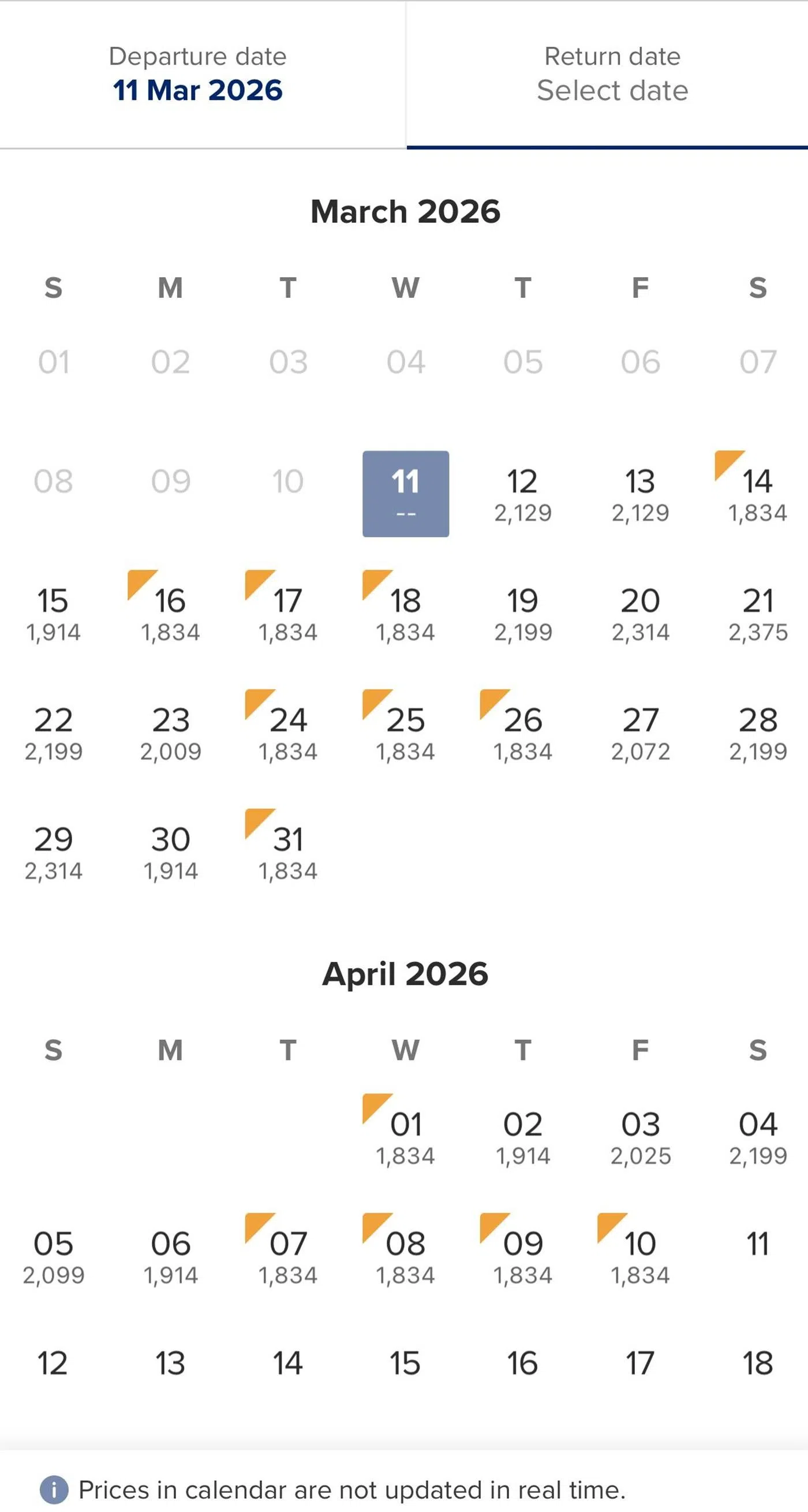 近期搭乘新航从新加坡飞日本东京的机票价格。